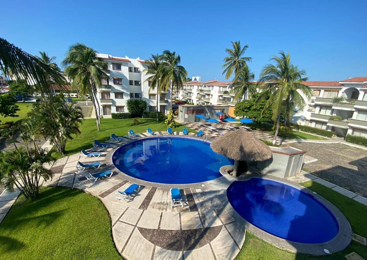 Hermoso Condominio Suites Las Palmas Con Alberca マンサニージョ エクステリア 写真