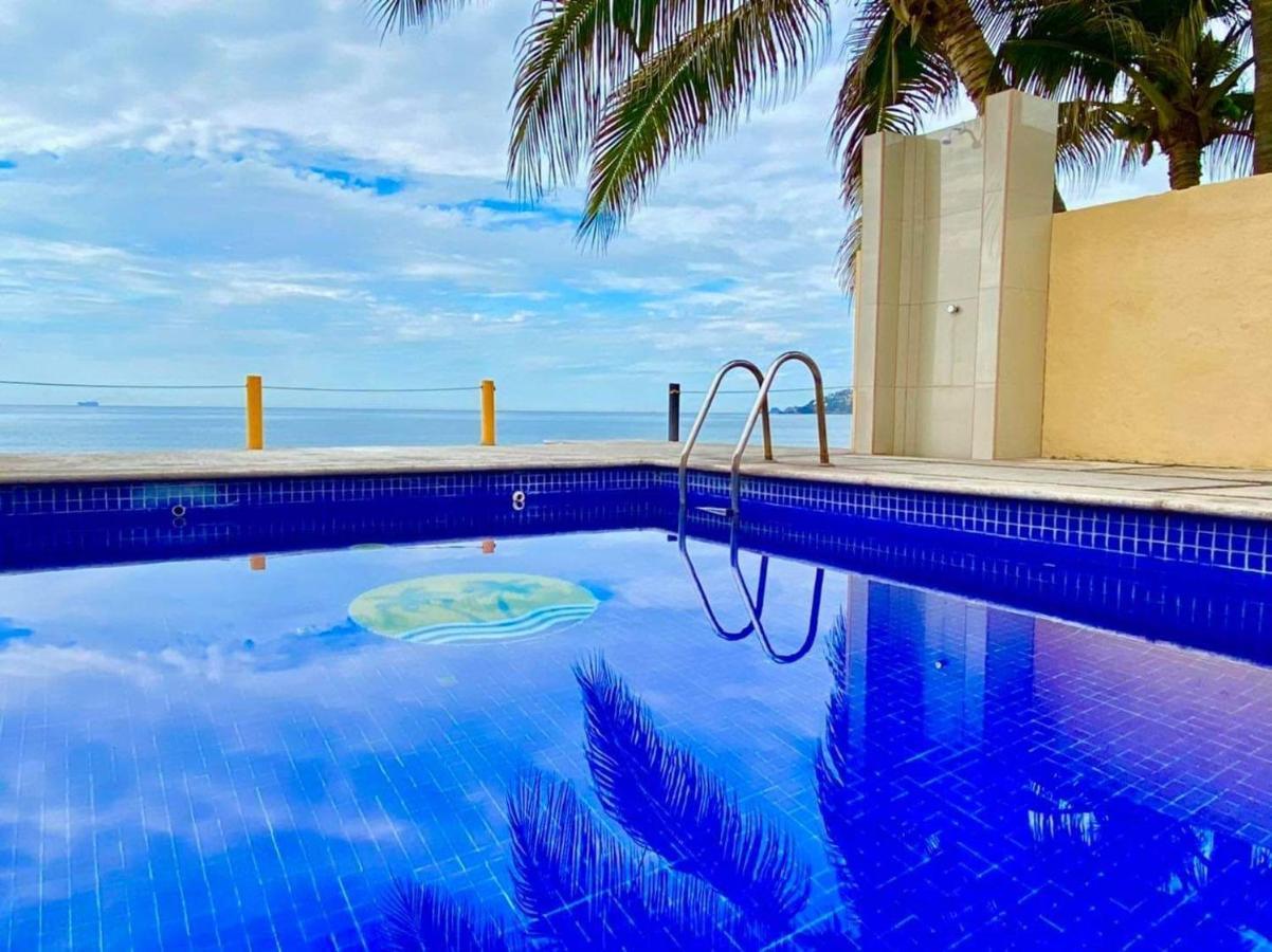 Hermoso Condominio Suites Las Palmas Con Alberca マンサニージョ エクステリア 写真